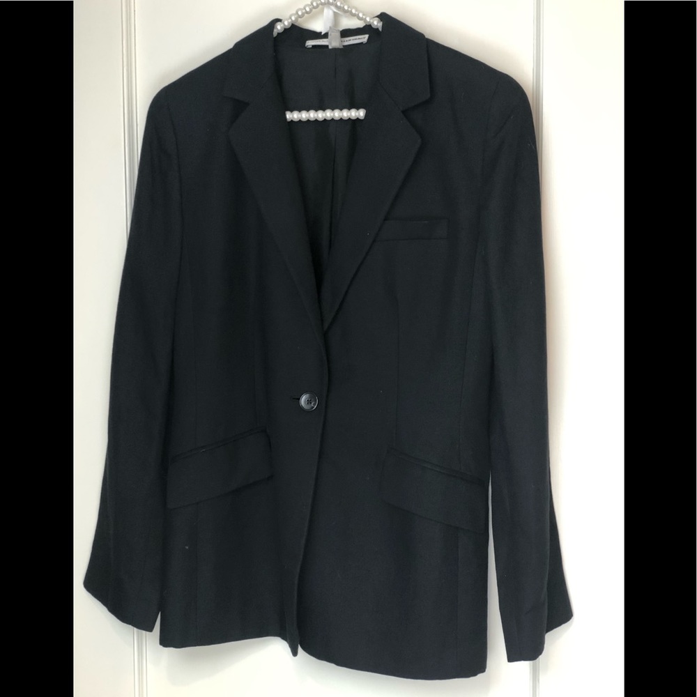 Linda Allard Ellen Tracy Black Jacket Blazer 8 - Picture 1 of 5